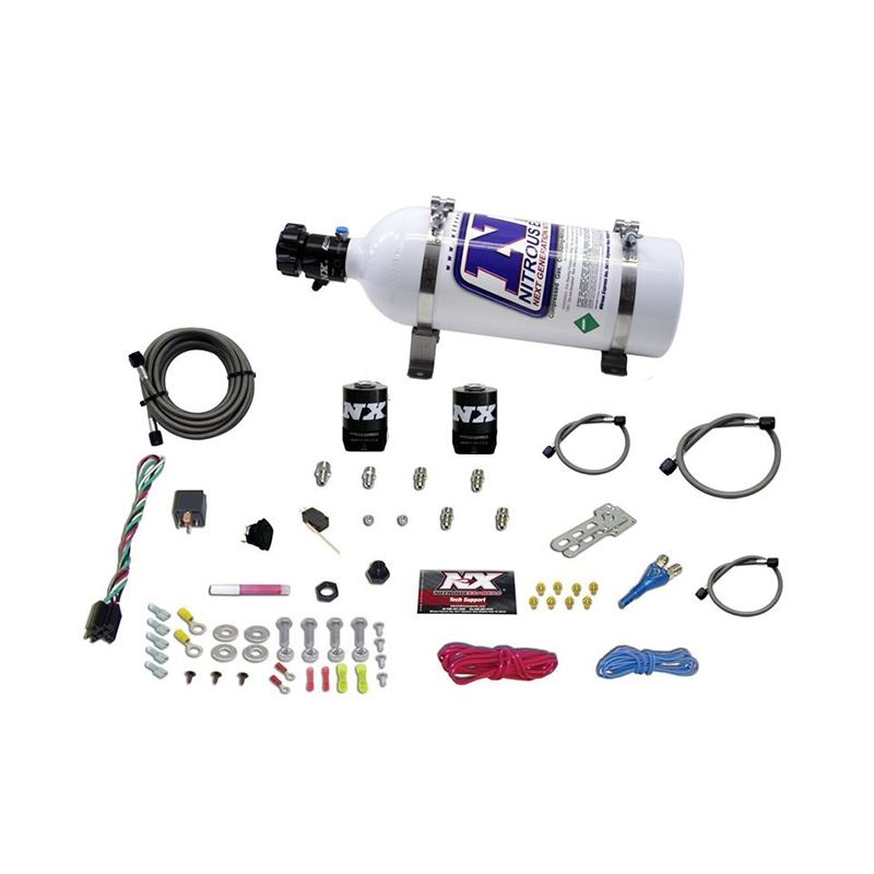 Nitrous Express E85 Universal Nitrous Kit for EFI (Single Nozzle Application) w/5lb Bottle (20915E85-05)