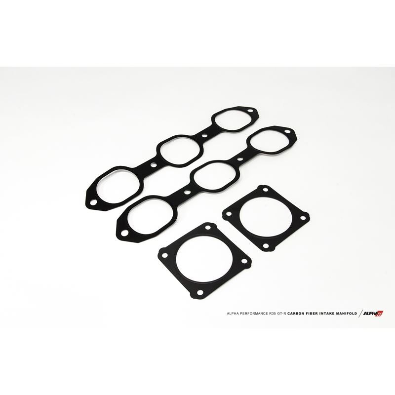 ALPHA Performance 18 Injector R35 GT-R Carbon Fiber Intake Manifold - Black (ALP.07.08.0101-81)