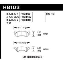 Load image into Gallery viewer, Hawk Performance DTC-50 Brake Pads (HB103V.590)