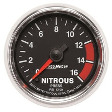 Load image into Gallery viewer, AutoMeter GS 2 1/16in. 1600PSI Nitrous Fuel Pressure Gauge (3874)