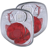 ANZO USA 1997-2000 Ford F-150 Taillights Chrome (211068)