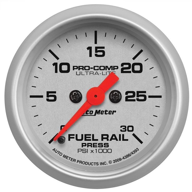 AutoMeter Ultra-Lite Gauge Rail Press (RAM 6.7L) 2-1/16in 30Kpsi Stepper Motor (4393)