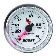 Load image into Gallery viewer, AutoMeter C2 52mm 30 PSI Electronic Boost/Vac Gauge (7159)