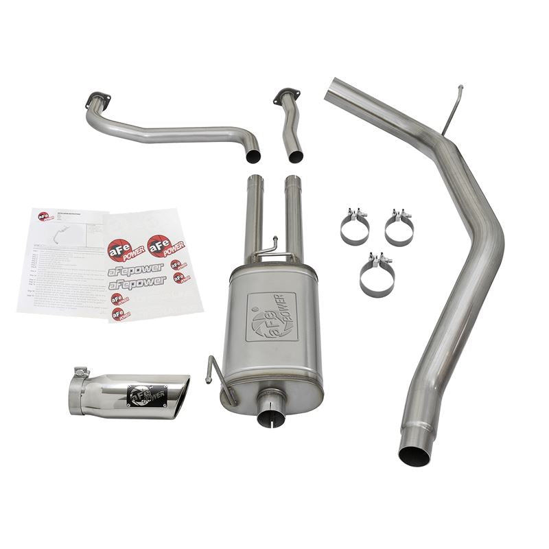 aFe MACH Force-Xp 2-1/2" Cat-Back Exhaust System w/ Polished Tip (49-46125-P)