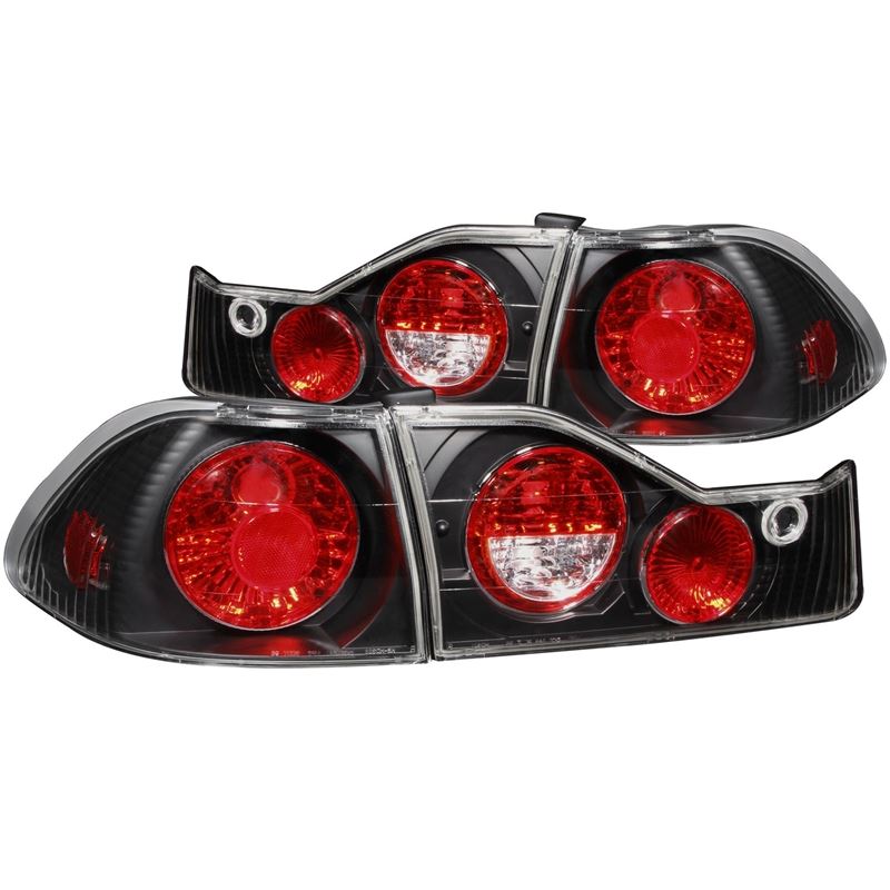 ANZO USA 1998-2000 Honda Accord Taillights Black (221041)