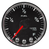 AutoMeter Spek-Pro Gauge Fuel Level 2 1/16in 0-270 Programmable Blk/Chrm (P31231)