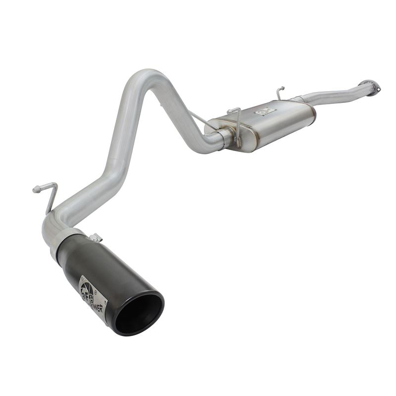 aFe MACH Force-Xp 2-1/2in 409 Stainless Steel Cat-Back Exhaust System w/Black Tip (49-46024-B)