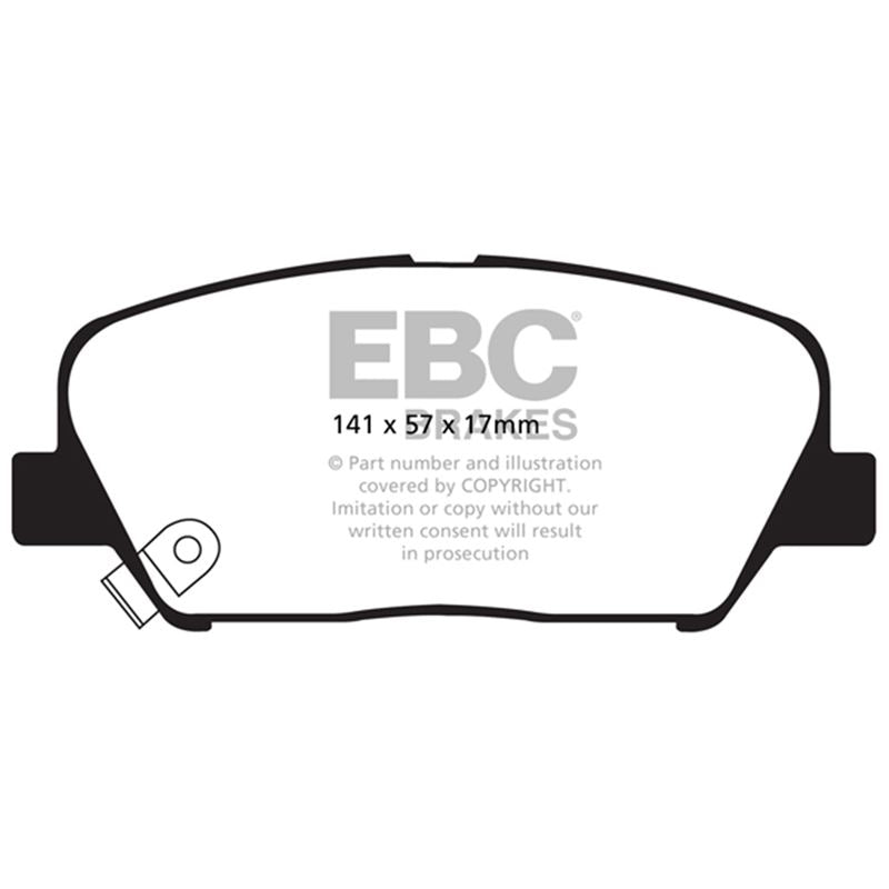 EBC Redstuff Ceramic Low Dust Brake Pads (DP31856C)