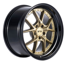 Load image into Gallery viewer, F1R F105 19x8.5 - Gold/ Black Lip Wheel