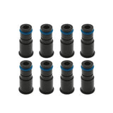 Blox Racing 11mm Adapter Top (1in) w/Viton O-Ring & Retaining Clip (Set of 8) (BXEF-AT-11L-8)