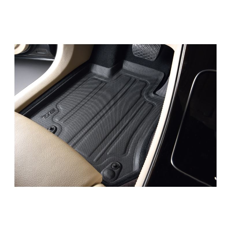 3D Maxpider ELEGANT HYBRID Floor Mat, BLACK, 1ST ROW/2ND ROW (SLAD04704709)