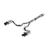 Borla w/ Active Exhaust S-Type Cat-Back Exhaust System - Carbon Fiber for 2024 Ford Mustang GT 5.0L V8 (140962CFBA)