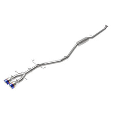 Load image into Gallery viewer, Takeda 2-1/2 IN 304 Stainless Steel Cat-Back Exhaust System w/ Blue Flame Tip (49-36620-L)