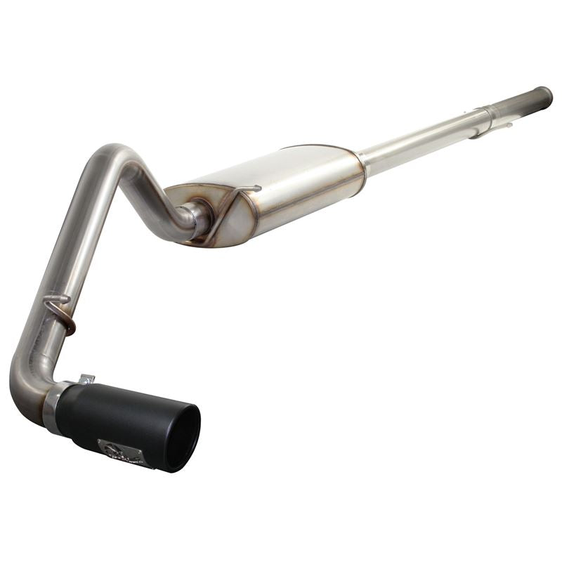 aFe MACH Force-Xp 3 IN 409 Stainless Steel Cat-Back Exhaust System w/Black Tip (49-44016-B)