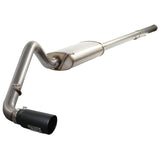 aFe MACH Force-Xp 3 IN 409 Stainless Steel Cat-Back Exhaust System w/Black Tip (49-44016-B)