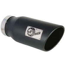 Load image into Gallery viewer, aFe MACH Force-Xp 409 Stainless Steel Clamp-on Exhaust Tip Black Right Side Exit (49T50701-B15)