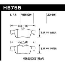 Load image into Gallery viewer, Hawk Performance HPS 5.0 Brake Pads (HB755B.620)