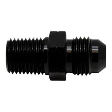 Load image into Gallery viewer, DeatschWerks 6AN Male Flare to 1/4in Male NPT Adapter - Anodized Matte Black(6-02-0901-B)