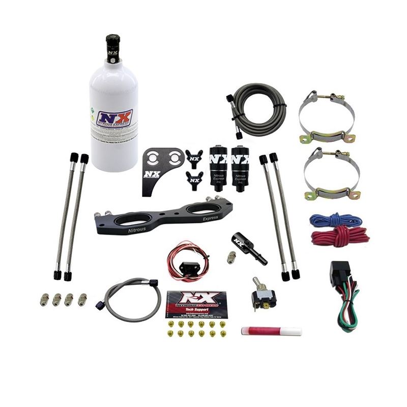 Nitrous Express 900cc RZR PLATE SYSTEM WITH 2.5lb BOTTLE (67001-2.5P)