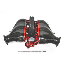 Load image into Gallery viewer, ALPHA Performance 18 Injector R35 GT-R Carbon Fiber Intake Manifold - Green (ALP.07.08.0101-86)