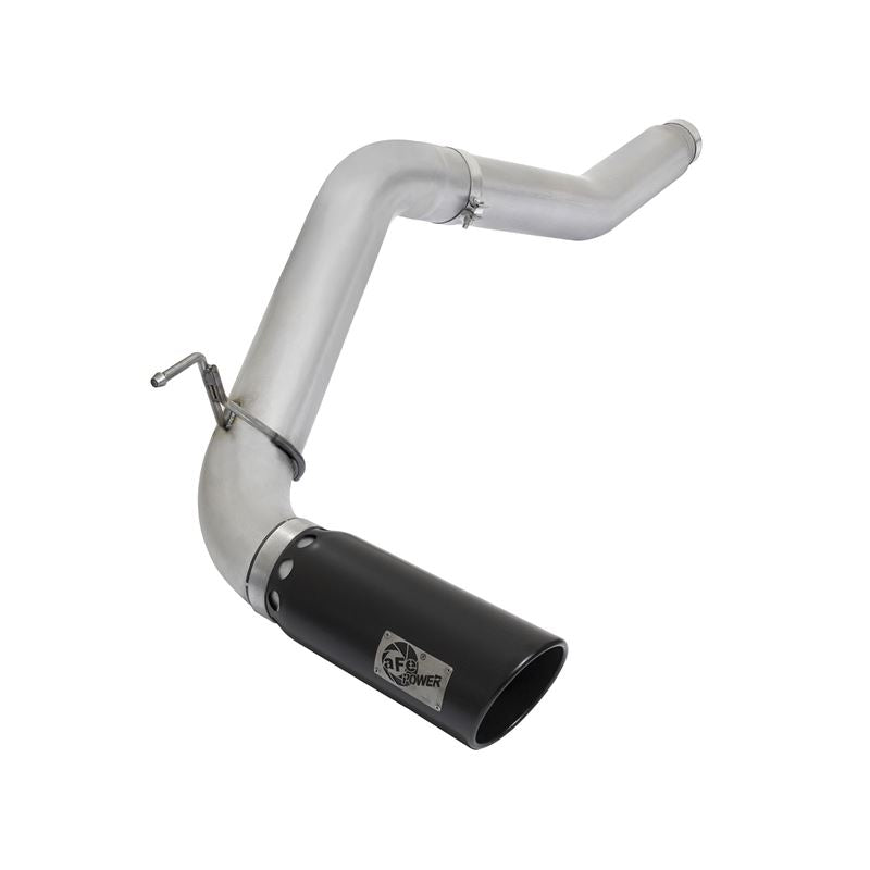 aFe ATLAS 5 IN Aluminized Steel DPF-Back Exhaust System w/Black Tip (49-06112-B)