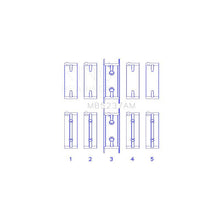 Load image into Gallery viewer, King Engine Bearings Main Bearing Set for 1987-1994 Mitsubishi Precis (MB5237AM)