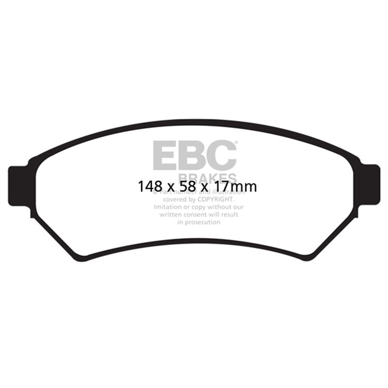 EBC Greenstuff 2000 Series Sport Brake Pads (DP21727)