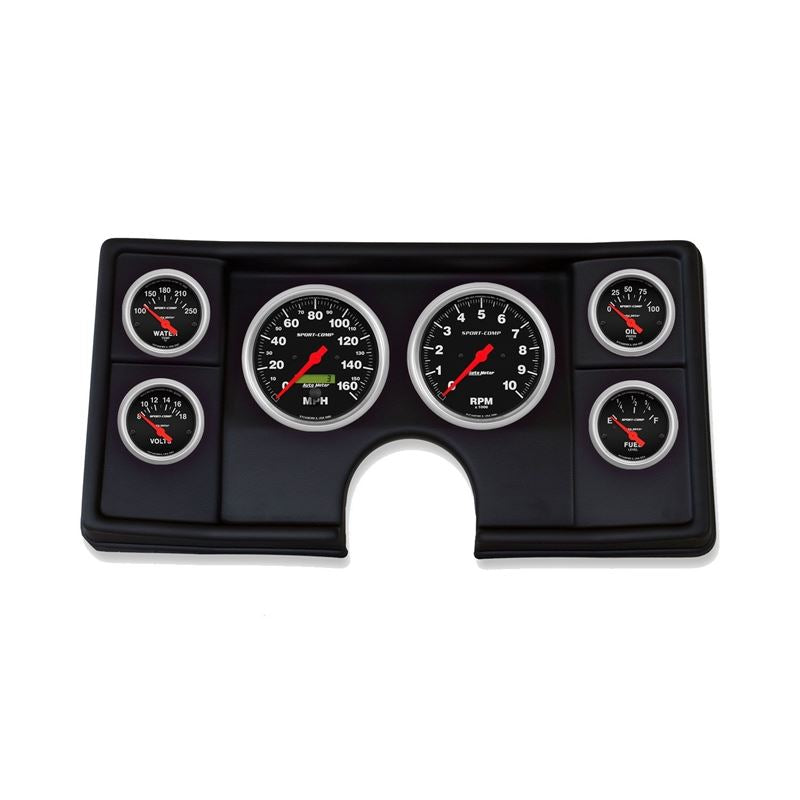 AutoMeter Sport Comp Direct Fit Dash Kit for 82-87 Chevy Malibu/El Camino/Monte Carlo (2143-11)