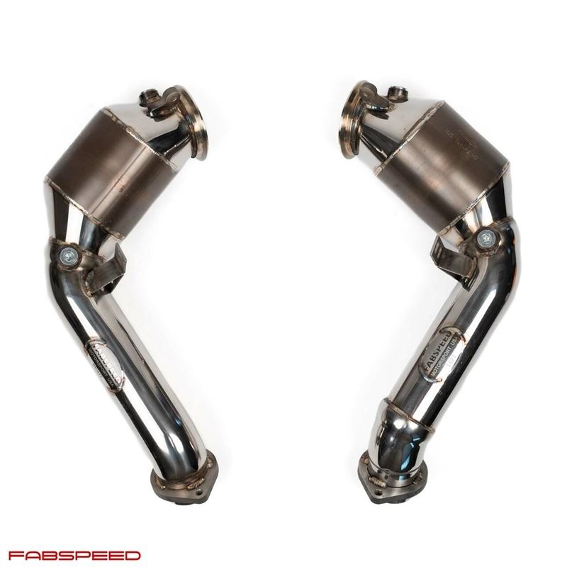 Fabspeed BMW X6M E71 Sport Cat Downpipes (2008-2014) (FS.BMW.E71.SCDP)