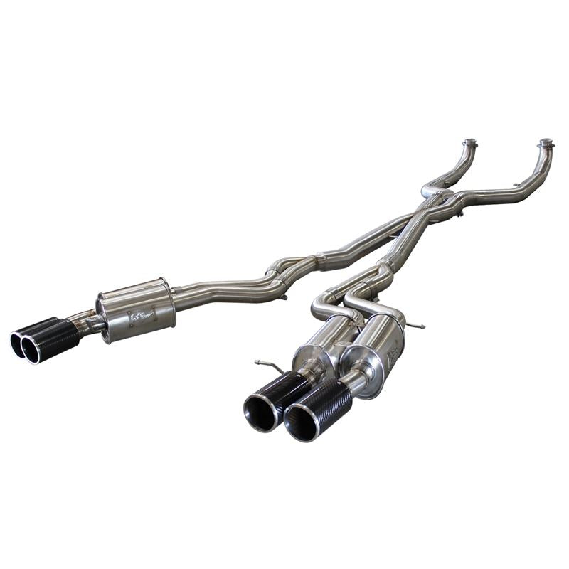 aFe MACH Force-Xp 3 IN 304 Stainless Steel Cat-Back Exhaust System w/ Carbon Tip (49-36317-C)