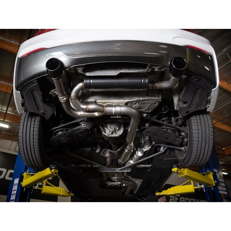 aFe MACH Force-XP 3 IN to 2-1/2 IN 304 Stainless Steel Cat-Back Exhaust Black (49-36347-B)