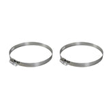 aFe Cold Air Intake Worm Gear Clamp, SAE #072 (3 IN ID to 5 IN ID Range) Pair (59-01017-MA)