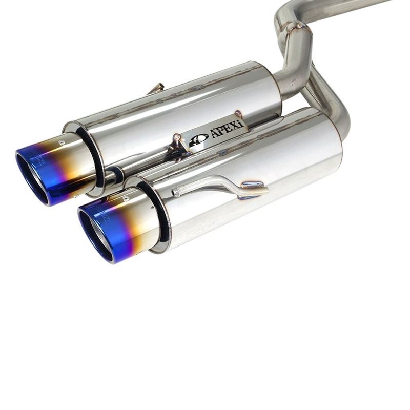 APEXi® N1-X Evolution Extreme 304 SS Axle-Back Exhaust System with Dual Rear Exit (164-KT01)