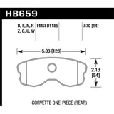 Hawk Performance Performance Ceramic Brake Pads (HB659Z.570)