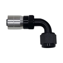 Load image into Gallery viewer, DeatschWerks 8AN Female Swivel 90-Degree Crimping Style Hose End CPE - Anodized Matte Black(6-02-0807-C-B)