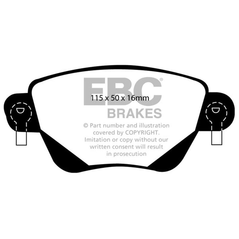 EBC Yellowstuff Street And Track Brake Pads (DP41350R)