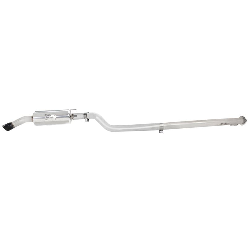 Takeda 2-1/2in 304 Stainless Steel Cat-Back Exhaust System w/Black Tip (49-36109-B)