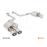 GTHAUS Musa GTS (Ultimate Sport Performance) Exhaust; 4x102mm Tips; Stainless Steel (LE0731506)