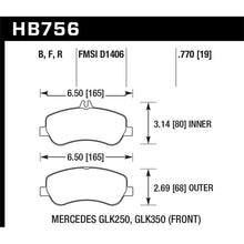 Load image into Gallery viewer, Hawk Performance HPS Brake Pads (HB756F.770)