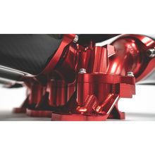 Load image into Gallery viewer, ALPHA Performance 18 Injector R35 GT-R Carbon Fiber Intake Manifold - Red (ALP.07.08.0101-84)