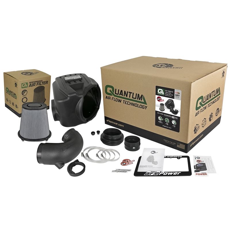 aFe QUANTUM Cold Air Intake System w/ Pro DRY S Media (53-10001D)