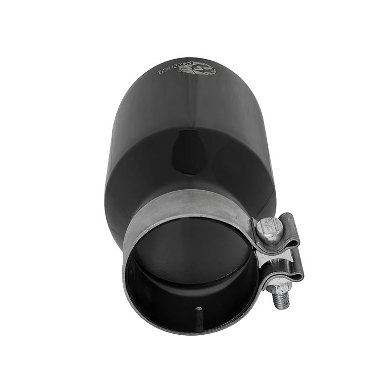 aFe MACH Force-Xp 304 Stainless Steel Clamp-on Exhaust Tip Black (49T30454-B092)