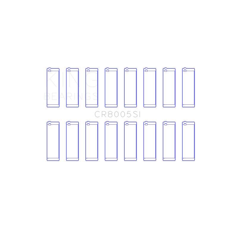 King Engine Bearings Connecting Rod Bearing Set (CR8005SI)