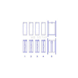 King Engine Bearings Main Bearing Set for 1978-1985 Oldsmobile Cutlass Supreme (MB 557XP)