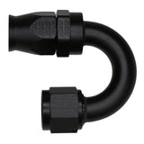 DeatschWerks 10AN Female Flare Swivel 180-Degree Hose End CPE - Anodized Matte Black(6-02-0833-B)