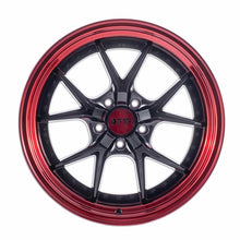 Load image into Gallery viewer, F1R F105 18x9.5 - Gloss Black/ Red Lip Wheel