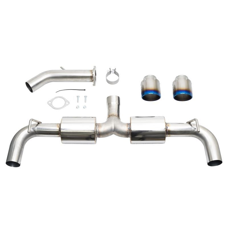 Injen 19-22 Hyundai Veloster N L4 2.0L Turbo Performance SS Axle Back Exhaust System - Burnt Ti Tips (SES1343ABTT)