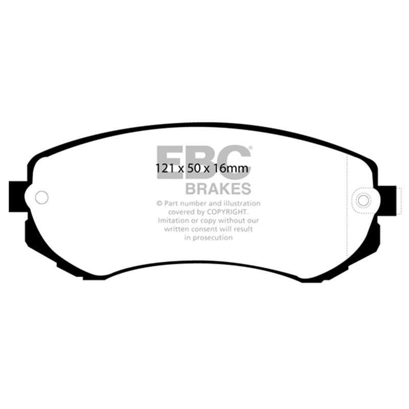 EBC Greenstuff 2000 Series Sport Brake Pads (DP21279)