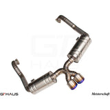 GTHAUS GT Racing Exhaust Titanium for 2005-2012 Porsche Boxster(PO0112202)