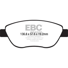 Load image into Gallery viewer, EBC Redstuff Ceramic Low Dust Brake Pads (DP32212C)